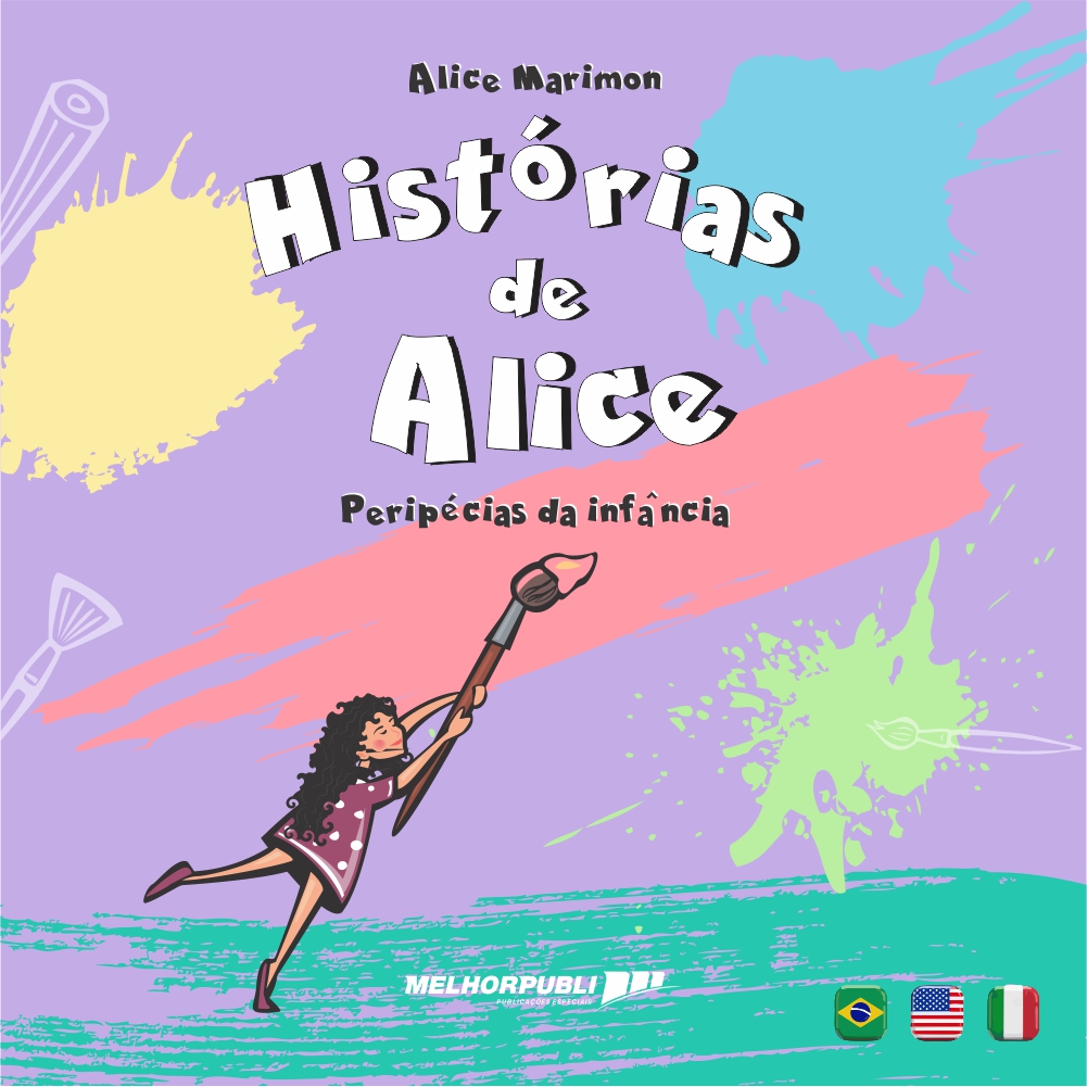 Capa Histórias de Alice para livro no Facebook